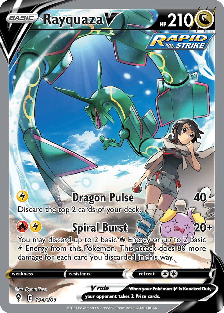 Rayquaza V, Evolving Skies 194
