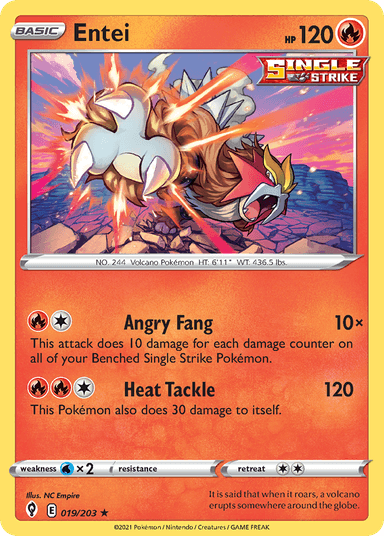 Entei, Evolving Skies 19