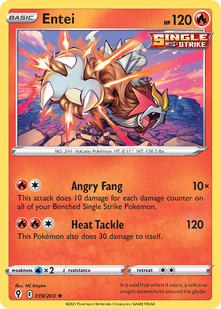 Entei, Evolving Skies 19