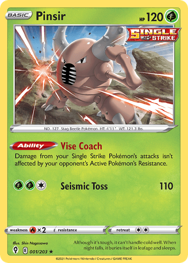 Pinsir, Evolving Skies 1
