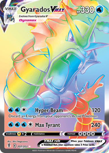 Gyarados VMAX, Evolving Skies 207