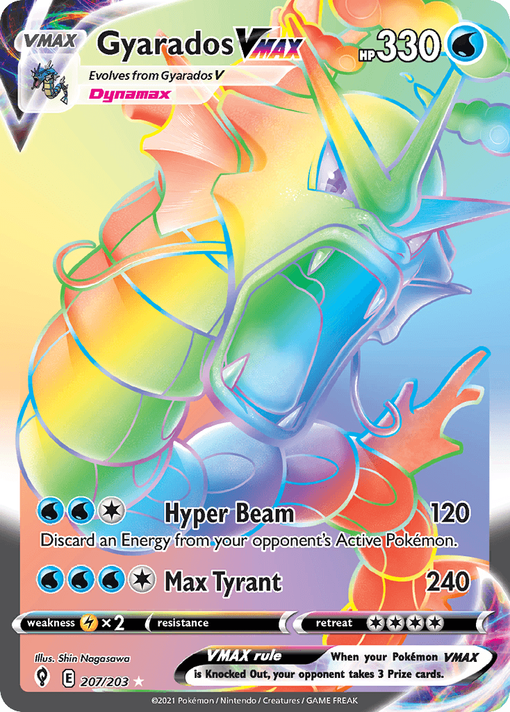 Gyarados VMAX, Evolving Skies 207