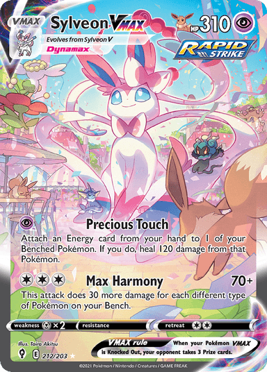 Sylveon VMAX, Evolving Skies 212
