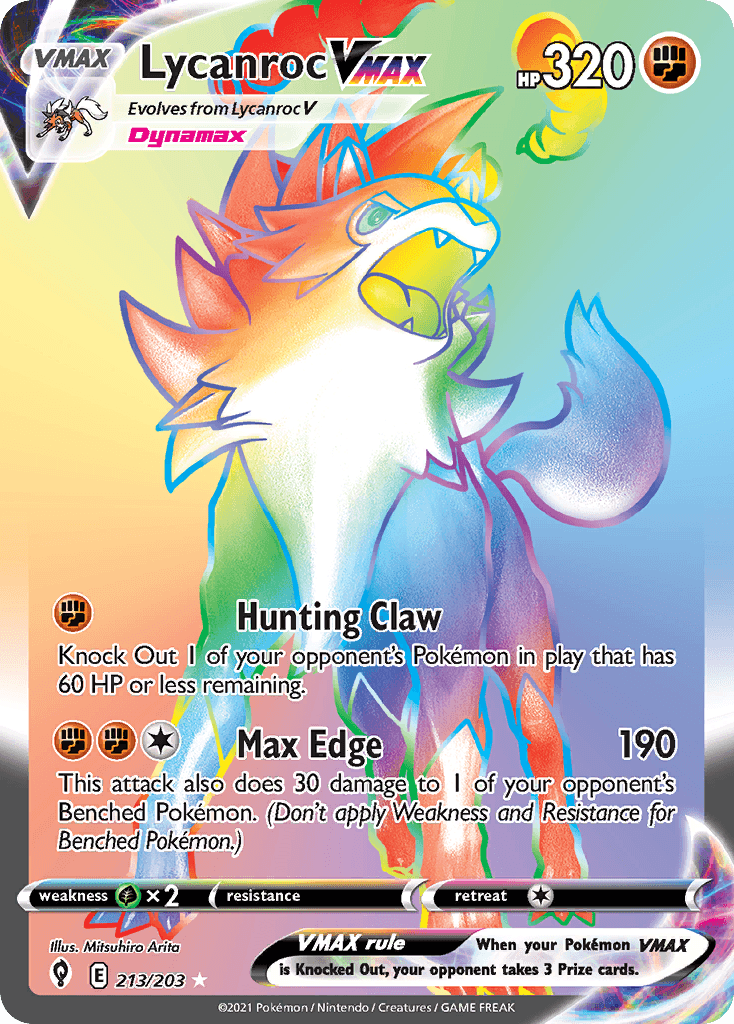 Lycanroc VMAX, Evolving Skies 213