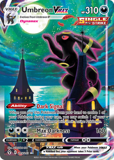 Umbreon VMAX, Evolving Skies 215