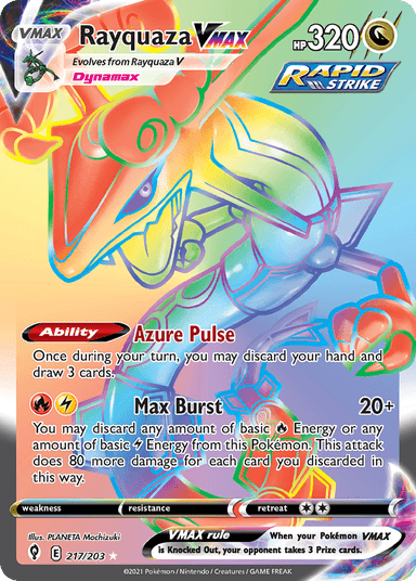 Rayquaza VMAX, Evolving Skies 217