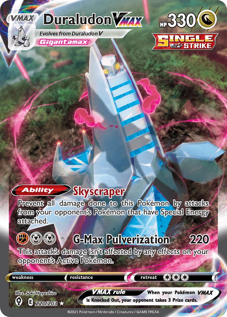 Duraludon VMAX, Evolving Skies 220