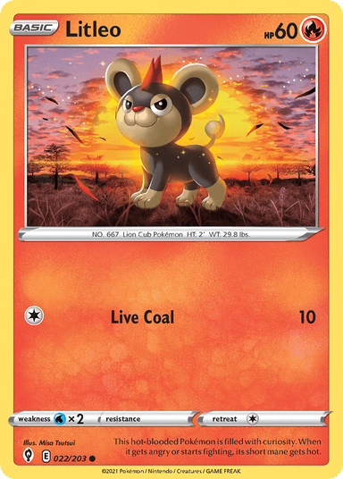 Litleo, Evolving Skies 22