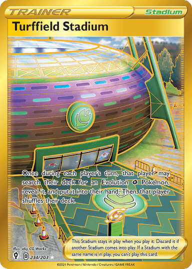 Turffield Stadium, Evolving Skies 234