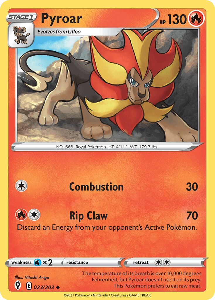 Pyroar, Evolving Skies 23