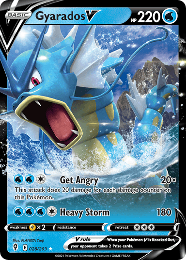 Gyarados V, Evolving Skies 28