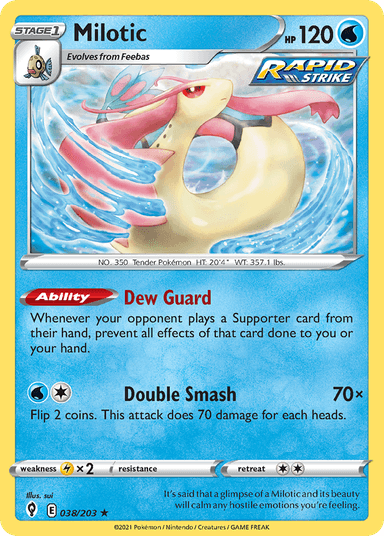 Milotic, Evolving Skies 38