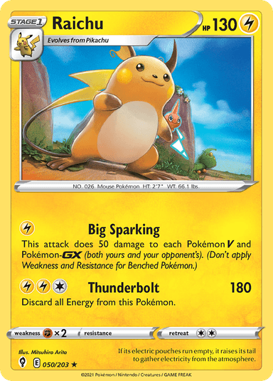 Raichu, Evolving Skies 50