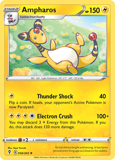 Ampharos, Evolving Skies 56