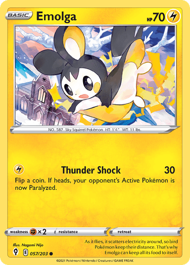 Emolga, Evolving Skies 57