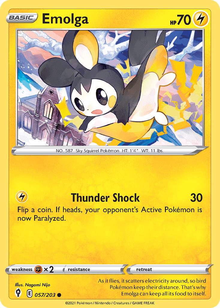 Emolga, Evolving Skies 57