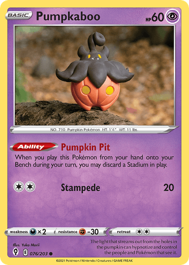 Pumpkaboo, Evolving Skies 76
