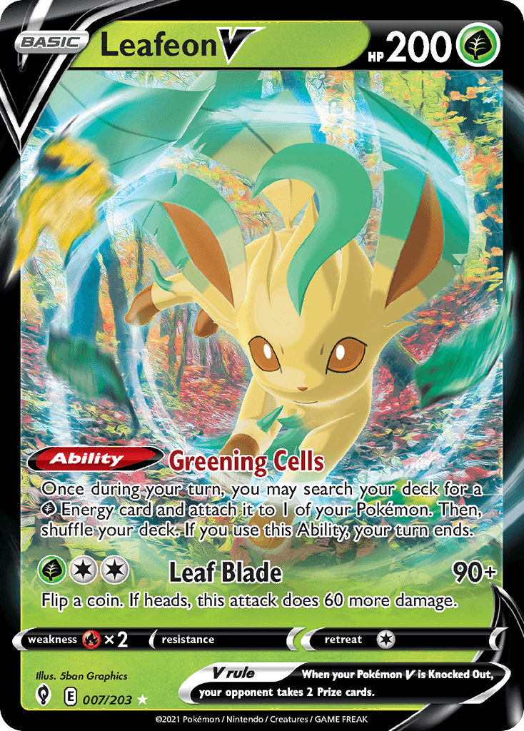 Leafeon V, Evolving Skies 7
