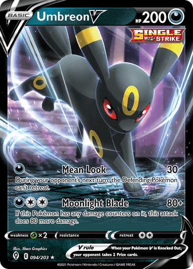 Umbreon V, Evolving Skies 94