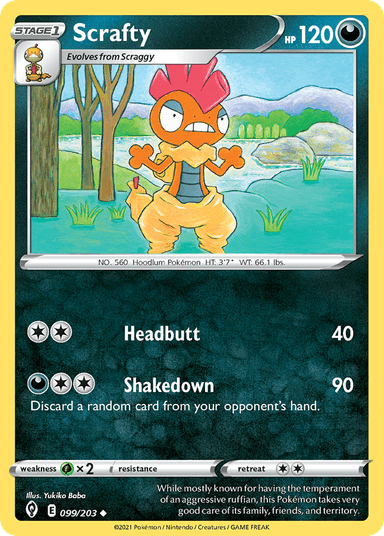 Scrafty, Evolving Skies 99