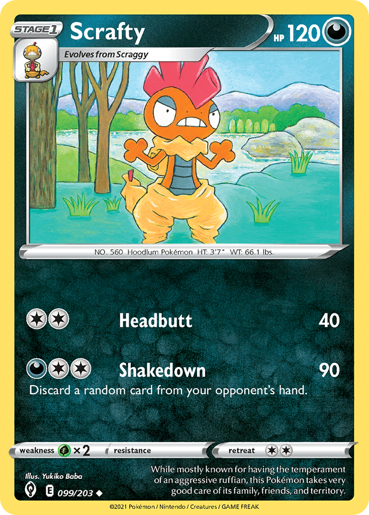 Scrafty, Evolving Skies 99