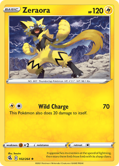 Zeraora, Fusion Strike 102
