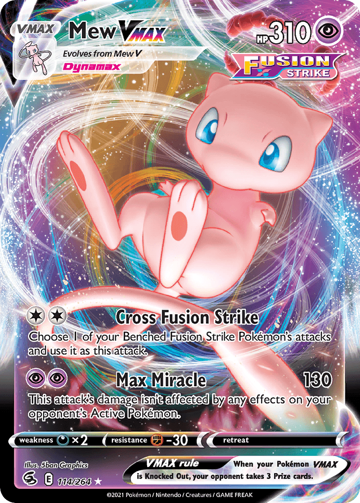 Mew VMAX, Fusion Strike 114