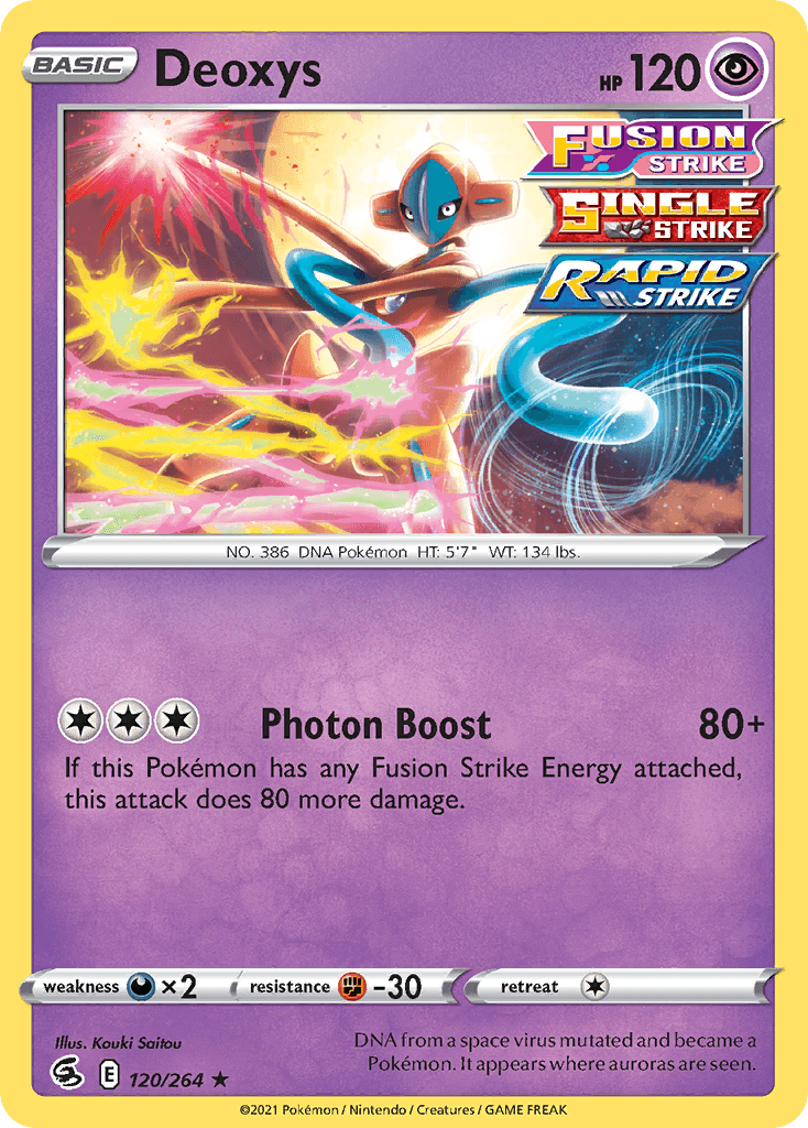 Deoxys, Fusion Strike 120