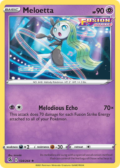 Meloetta, Fusion Strike 124