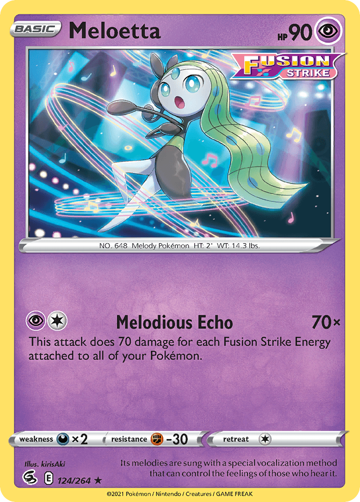 Meloetta, Fusion Strike 124