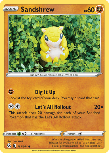Sandshrew, Fusion Strike 131