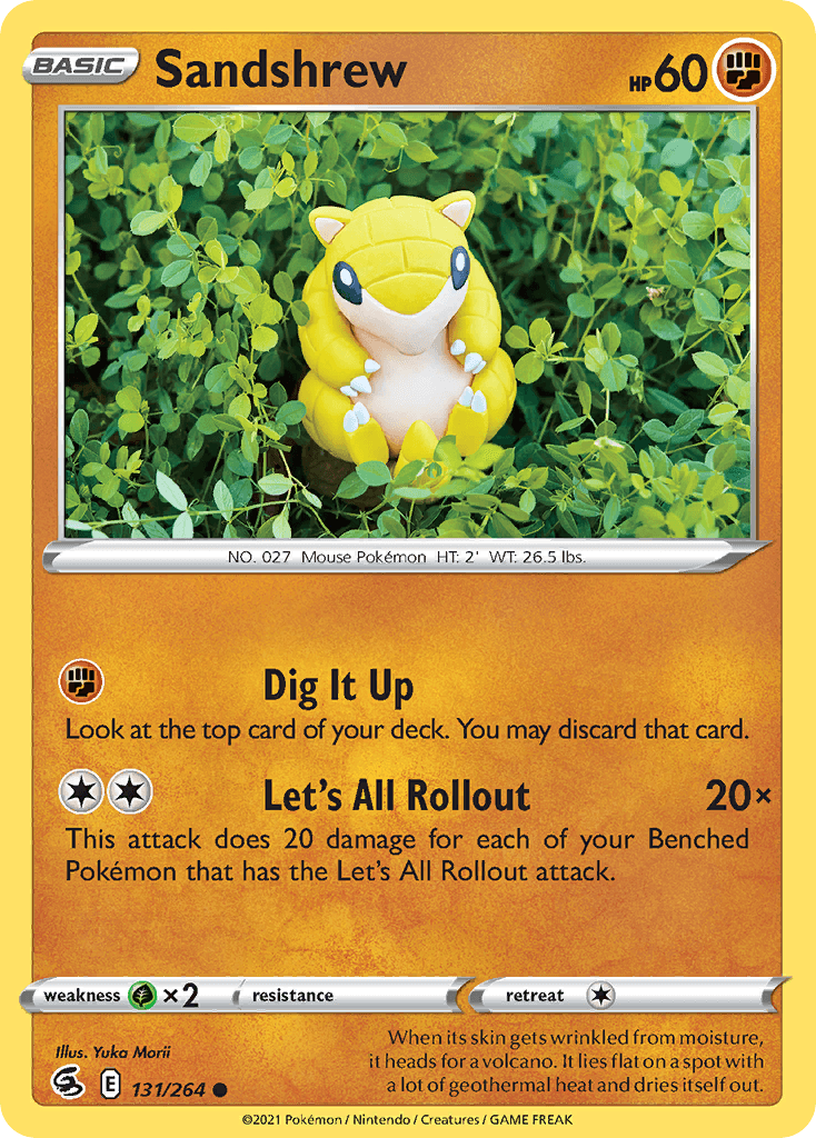 Sandshrew, Fusion Strike 131