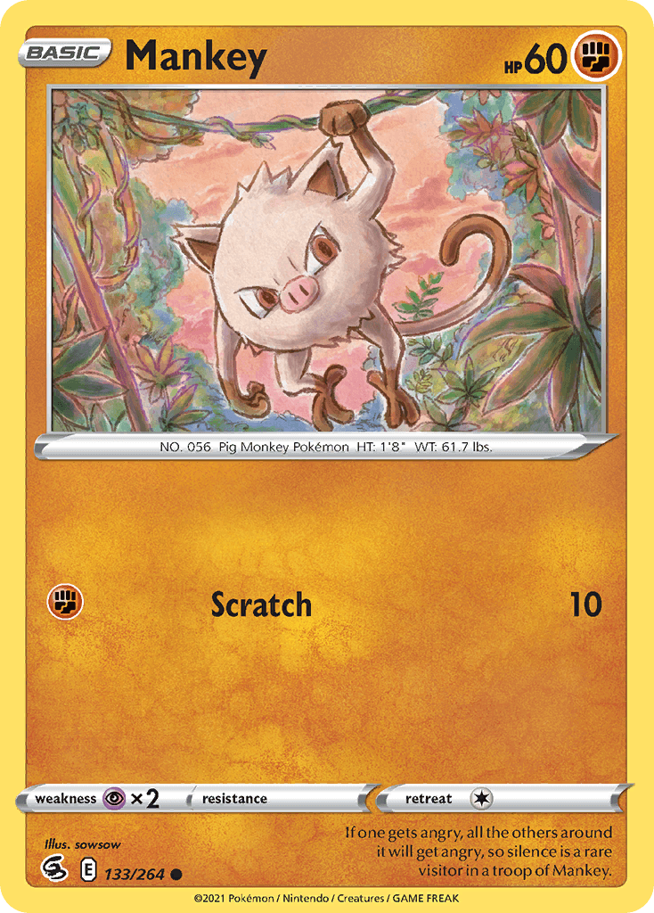 Mankey, Fusion Strike 133
