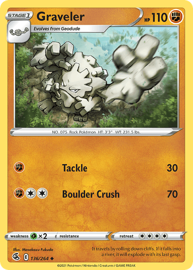 Graveler, Fusion Strike 136