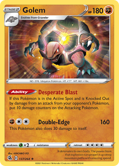 Golem, Fusion Strike 137