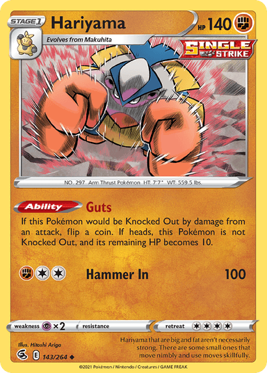 Hariyama, Fusion Strike 143