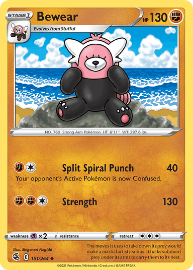 Bewear, Fusion Strike 151