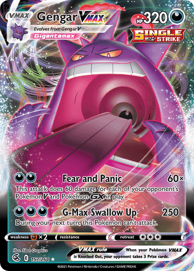 Gengar VMAX, Fusion Strike 157