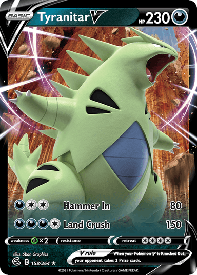 Tyranitar V, Fusion Strike 158