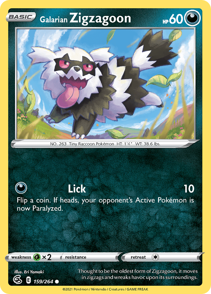 Galarian Zigzagoon, Fusion Strike 159