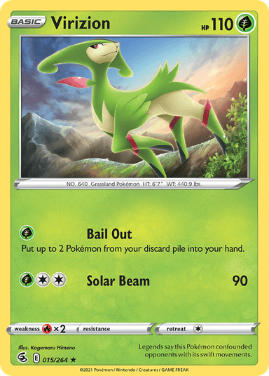 Virizion, Fusion Strike 15