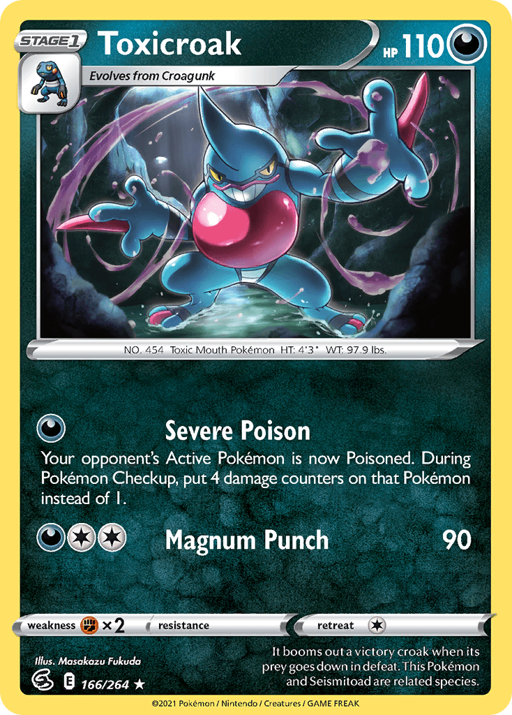 Toxicroak, Fusion Strike 166