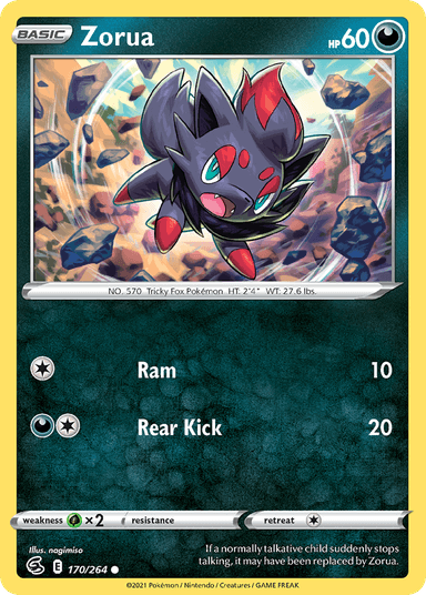 Zorua, Fusion Strike 170