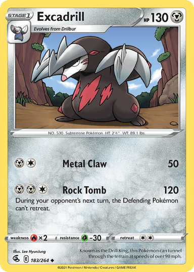Excadrill, Fusion Strike 183