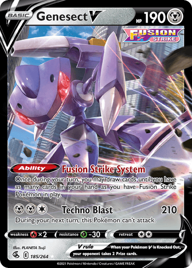 Genesect V, Fusion Strike 185