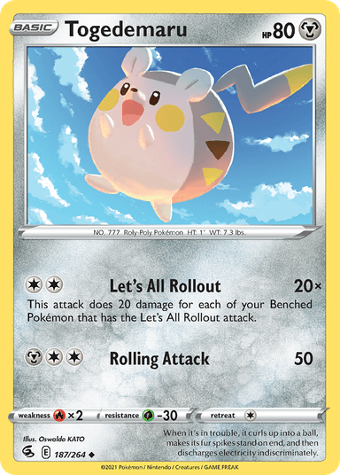 Togedemaru, Fusion Strike 187