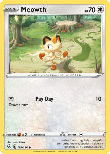 Meowth, Fusion Strike 199