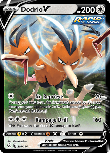 Dodrio V, Fusion Strike 201