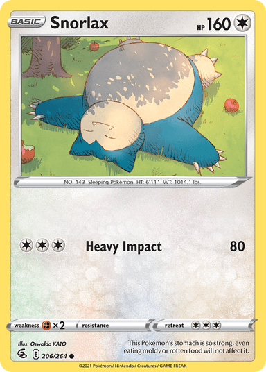 Snorlax, Fusion Strike 206