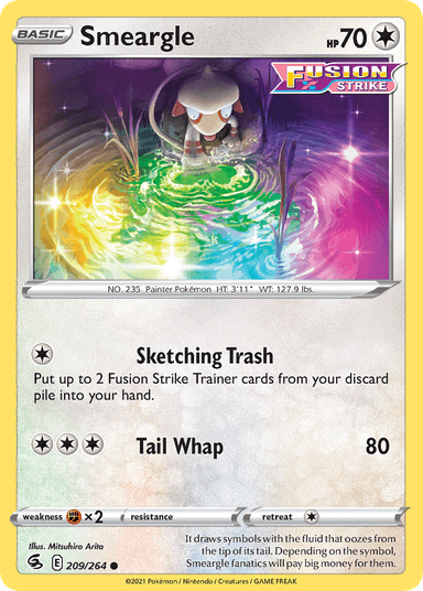 Smeargle, Fusion Strike 209
